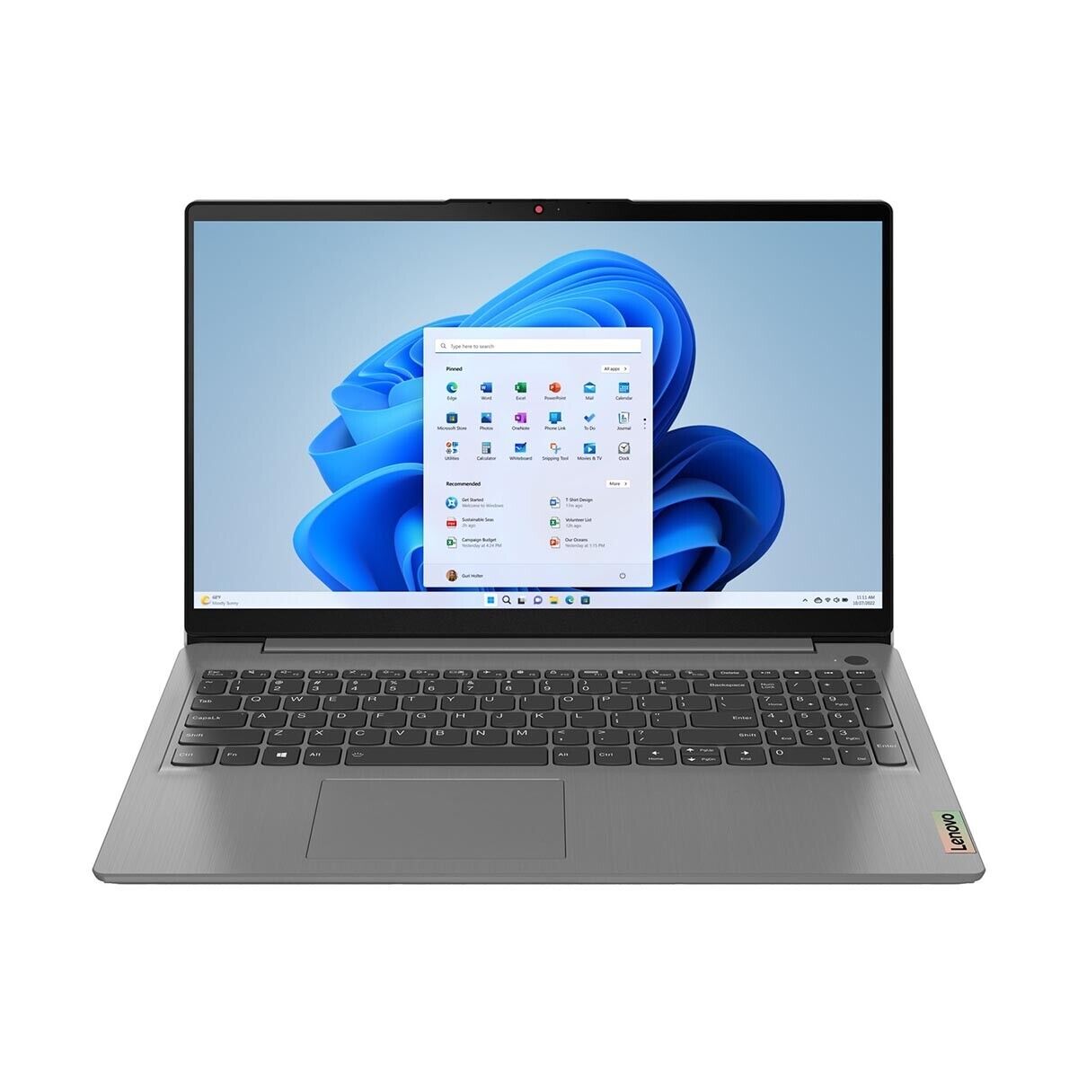 لپ تاپ لنوو 15.6 اینچی FHD مدل Intel i7 - Ideapad 3 15ITL6 رم 16GB حافظه 1TB HDD گرافیک MX450 - نقره ای